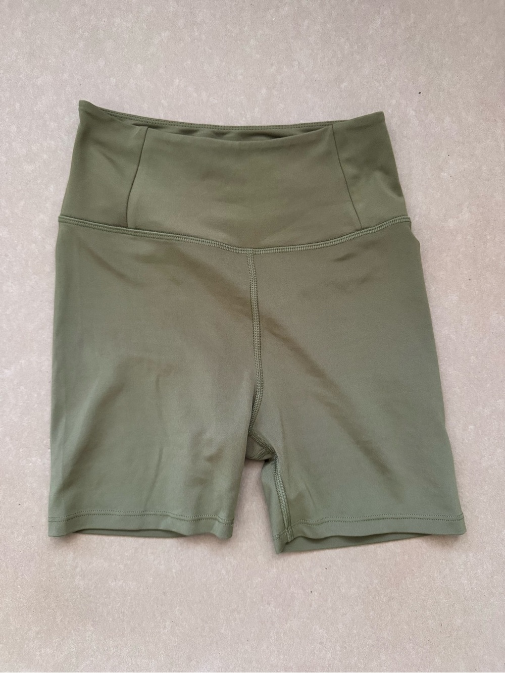 Girlfriend Collective Run Shorts Olive Green Small